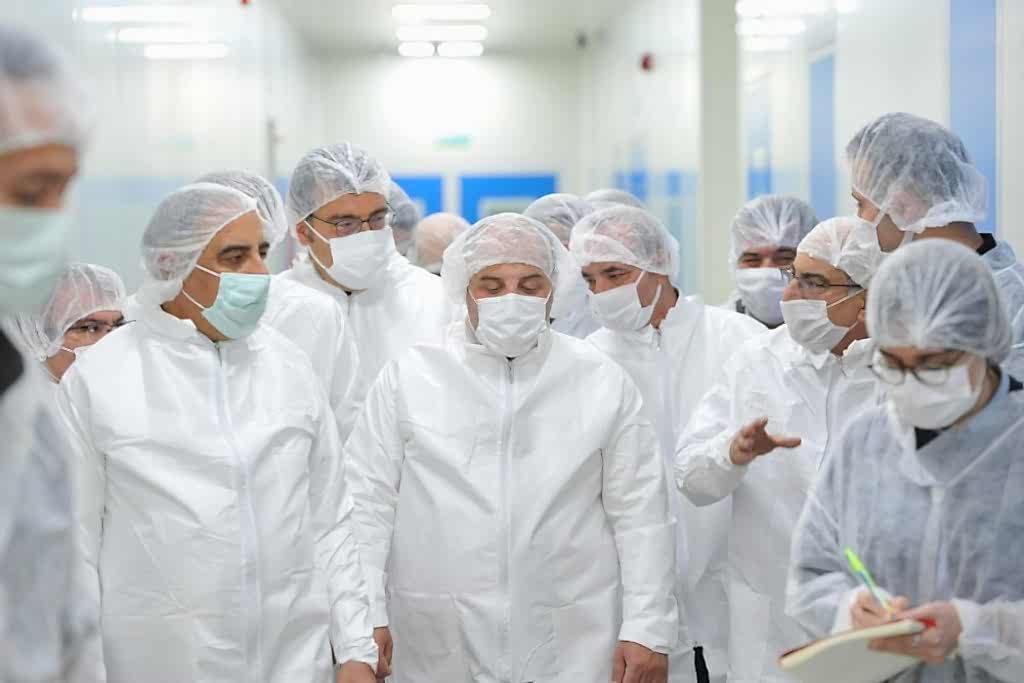 Minister of Industry and Technology, Mr. Mustafa Varank, Visited Our Vaccine Production Facilities.
